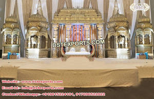 Magnifique scène de mariage sur le thème marocain, scène de mariage moderne, grand ensemble de scène en fibre, décoration de mariage occidentale, scène en fibre, France - Product Image 4