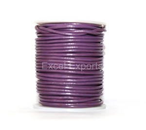 สายหนังอเนกประสงค์ขนาด5มม. พร้อมลวดประดับด้วยลูกปัดหลากสีสายหนังแฟนซีไข่มุกเครื่องประดับสำหรับเครื่องประดับแฟชั่น - Product Image 2