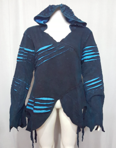 Sudadera con capucha para mujer CSWJ 448-B, diseño SIMPLE con forro bohemio - Product Image 1