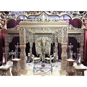 Bollwood Jodha Akbar-Mandap de boda, Maharani bollwood Gorgeous, mantel de boda exclusivo de fibra Maharani, RU - Product Image 1