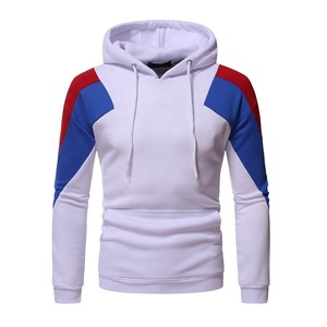เสื้อฮู้ดกีฬาผู้ชายแบบขายส่ง สั่งทำได้ สีพื้น ผ้าฟลีซ ไซส์ใหญ่ เป็นมิตรกับสิ่งแวดล้อม สำหรับฤดูใบไม้ผลิ รับผลิตแบบ OEM - Product Image 1