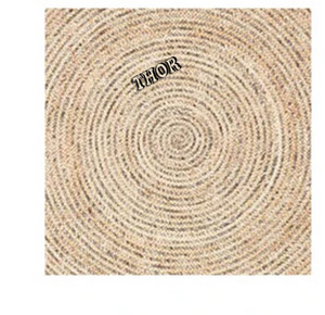 Alfombra de yute de Color Natural, hecha a mano, para interior, exterior y sala de estar, dormitorio/baño, artículo de decoración - Product Image 3