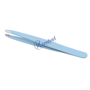 Pincettes à sourcils pointues, pincettes inclinées, en acier inoxydable, de couleur noire, avec votre Logo, lot de 2 pièces - Product Image 3