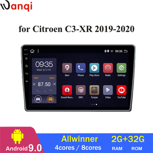 Wanqi 9 pouces 4/8 cœurs Android 10 voiture Dvd lecteur multimédia Radio vidéo stéréo Gps Navi système Audio pour Citroen <span class=keywords><strong>C3</strong></span>-XR 2019 2020 - Product Image 2