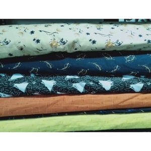 Hamac et oreiller en tissu imprimé matelassé en coton doux indien - Product Image 5