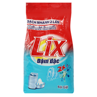 Deterjen Bubuk Ramah Lingkungan Lix Extra Concentrate 6kg Aroma Lavender Jasmine untuk Cuci Tangan 30%-50% untuk Bahan-Bahan Baku