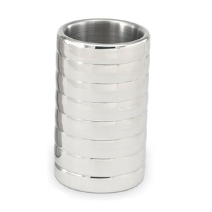 ตู้แช่ไวน์ผนังสองชั้นทำด้วยมือโลหะสแตนเลสตู้แช่ไวน์ดีไซน์นูนทรงกลม - Product Image 1