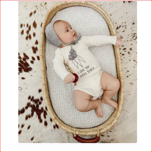 Drap de lit pour bébé, 1 pièce, tendance, unisexe, coton biologique - Product Image 1