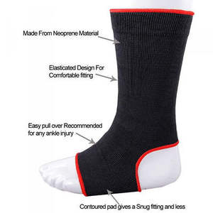 อุปกรณ์พยุงข้อเท้ามวยไทย ไซส์จูเนียร์ สีดำแดง อุปกรณ์พยุงข้อเท้ามวยไทย - Product Image 3