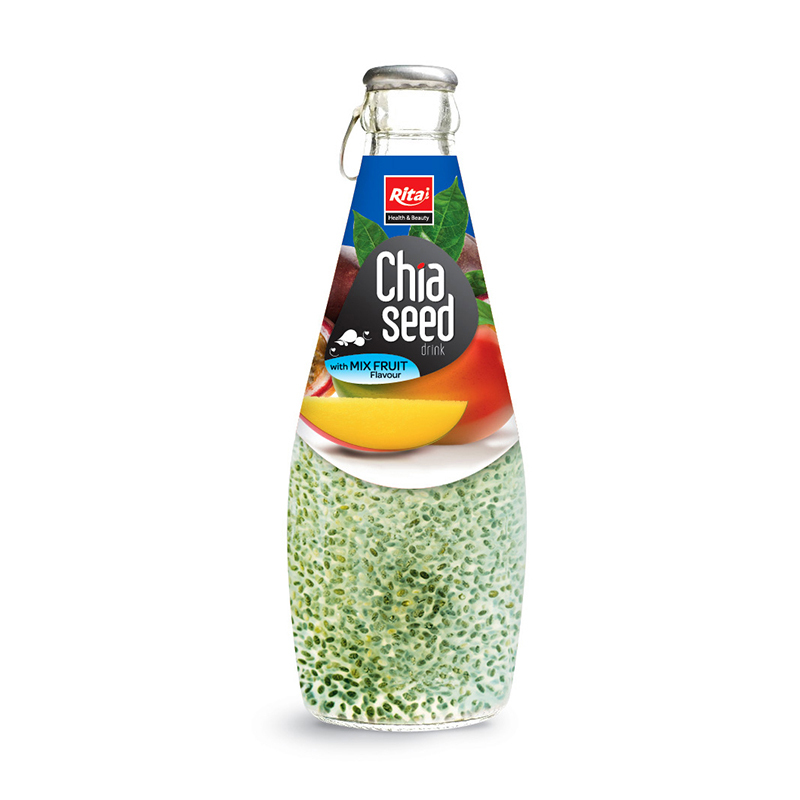 290ml Chia Seed Drink with Mix Fruit Flavor