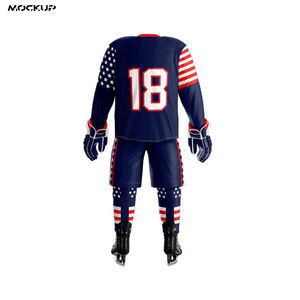 T-shirt brodé à manches longues pour hommes, uniforme de hockey sur glace, de style streetwear vintage de haute qualité, nouvelle collection - Product Image 6