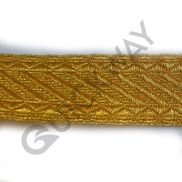 Galon fait à la main uniforme or tresse/dentelle Premium dentelle française pour robes personnalisées
