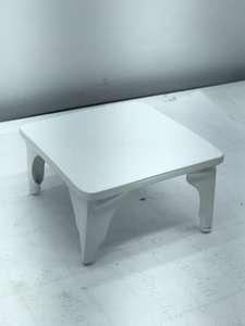 Meubles miniatures pour maison de poupée en métal à l'échelle 1:12, ensemble de salle à manger de 5 pièces, table et chaises, best-seller, blanc et jaune - Product Image 3