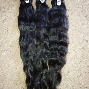 Extensions de cheveux humains en tissage style indien, lisses, naturels, livraison gratuite - Product Image 2