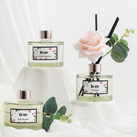 Coffret Cadeau de Parfums d'Ambiance Naturels en Gros – Diffuseur à Bâtonnets en Verre avec Bâtonnets en Rotin, Emballage de Luxe