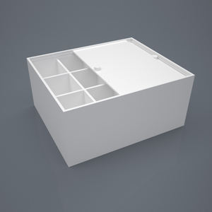 ที่กำหนดเองที่ชัดเจนกรณียืนแสดงกล่องสี่เหลี่ยมตารางกล่องเก็บคริลิค - Product Image 3