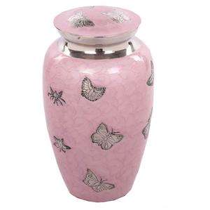 Urna de Metal para cenizas para adultos, color rosa y plateado, estilo americano/europeo - Product Image 3