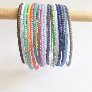 Seed <b>Bead</b> <b>Bracelet</b> Various Colors- <b>Beads</b>, Boho, Friendship, Simple, Gift, Tiny, Dainty, Chic, Ootd, Hippie, Vsco, Stacking, <b>Bead</b> - Product Image 1
