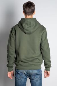 Haute Qualité pas cher prix des Hommes Sweats À Capuche Zippés vert olive - Product Image 4