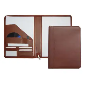 High Quality PU Leather Conference Folder Official Meeting Folders 2021 Arrival trending latest conference file folder portfolio