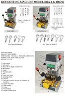 Machine à découper les clés de voiture SD KCM-009 de haute qualité et durable, fabriquée à Taïwan, avec lame japonaise pour serruriers