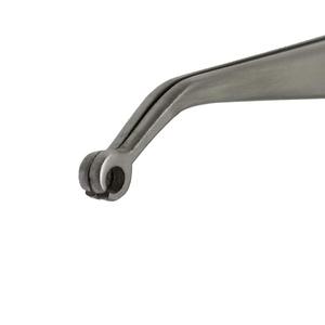 Pinces chirurgicales dentaires en acier inoxydable, pinces à sutures, pinces à sutures courbes demi-or, pinces à sutures faciles à utiliser, CE - Product Image 3