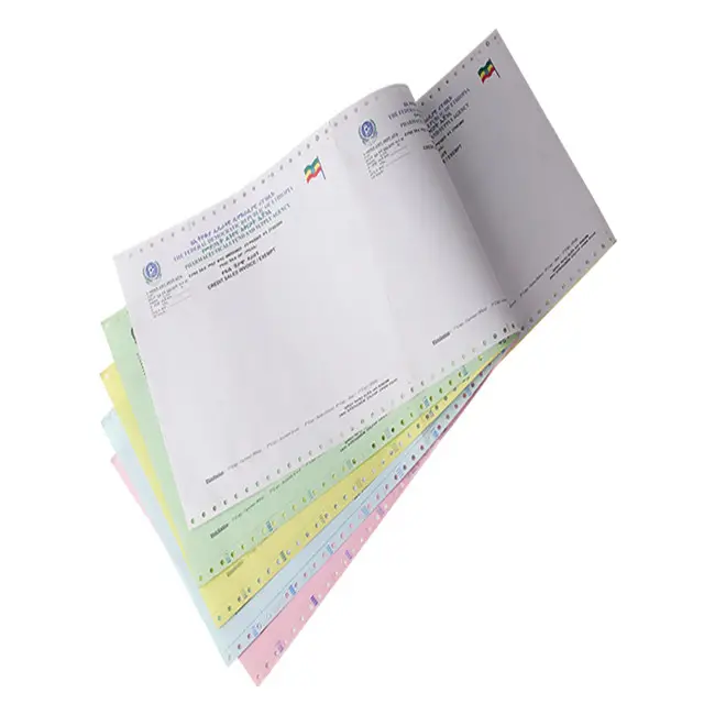 Custom Color 100% Carbonless Paper Printing 2000 For Sale