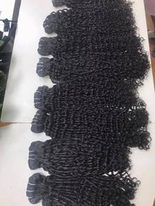Romantic curly Bundles wholesale price High Quality Vietnamese HUMAN HAIR EXTENSION VIRGIN Remy Double Machine Weft - Product Image 4