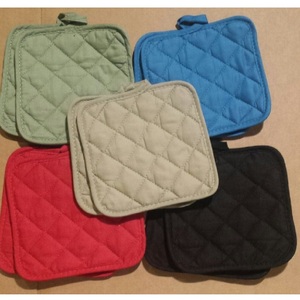 Hot Sale Bakeware 100% Organic Cotton GOTS Certified Mini Mitts and Pot Holders Set - Product Image 1