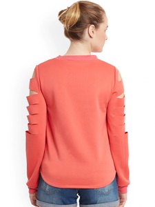Nuevo diseño, cortes, estilos, manga, ropa de calle, moda de invierno, ajustado, logotipo de diseño personalizado, precio al por mayor, sudadera para mujer, uno - Product Image 2