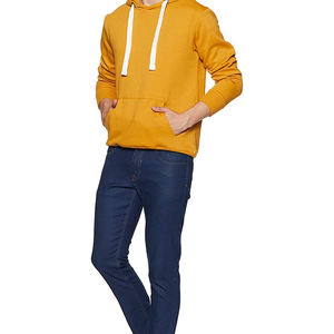 Sweat-shirt à capuche en coton biologique, haut uni très personnalisé et surdimensionné à manches longues, imprimé, 100% coton biologique - Product Image 6