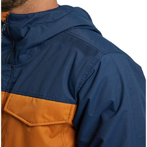 <b>Soft</b> <b>Shell</b> Outdoor Windproof <b>Jacket</b> Waterproof Lightweight <b>Hooded</b> Hiking Breathable Polyester Nylon Windbreaker Manufacture - Product Image 4