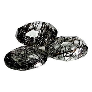 Pierre précieuse rutile noire naturelle en gros Commande personnalisée Briolette ronde coupée toutes formes tailles Prix compétitifs pour tous les autres types - Product Image 2