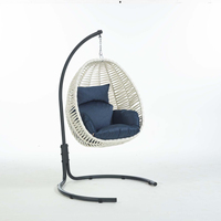 Chaise suspendue de jardin en forme d'œuf, best-seller, aux normes européennes, fabriquée en Turquie, confortable, écologique, équipement de plein air pour parc
