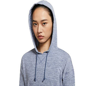 Sudaderas con capucha personalizadas con logotipo personalizado Ropa deportiva para mujer Diseño forrado teñido liso Sudaderas con capucha de talla grande Sudaderas - Product Image 4