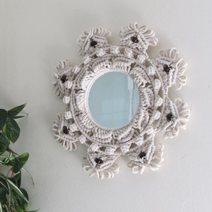 Miroirs muraux ethniques de haute qualité, décoration intérieure, décoration de maison, décoration bohème, article fantaisie - Product Image 1