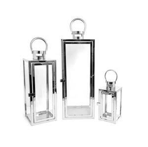 LOT DE 3 LANTERNES EN MÉTAL - Product Image 1