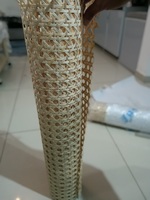 Rouleau de rotin 100% naturel, tissu Semi-éclairé de haute qualité, demi-pouce, rouleau de canne à maille