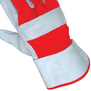 Vente en gros de gants en cuir de gréeur canadiens du Pakistan Cuir de vachette fendu Usage quotidien Gants de travail durables les plus vendus - Product Image 5