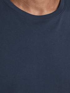 Camiseta de manga corta para hombre Ropa de verano de lavado vintage popular con patrón sólido Hecho de poliéster/algodón orgánico certificado - Product Image 5