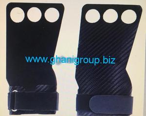 Gaf chất lượng tốt nhất Da <span class=keywords><strong>Hand</strong></span> Grips Thể dục dụng cụ Da cử tạ 3 lỗ tốt hơn Grip Pull UPS chéo Đào Tạo - Product Image 5