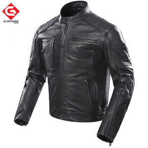 Chaqueta de carreras de protección de motocross de cuerpo completo para hombre, nuevo estilo, abrigo de motociclista ajustado de cuero Natural - Product Image 2