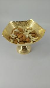 24 Carat Gold Plated Serving Bowl Gift <b>Item</b> Bowl Unique Design Gold Dry Fruit Bowl Home and Table <b>Decor</b> - Product Image 3