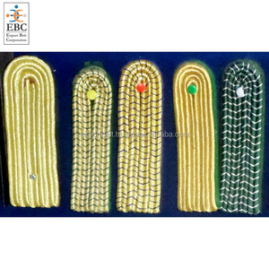 Hombreras con Cordón Metálico Trenzado Plateado/Dorado OEM al por Mayor, Hombreras de Cordón Soutache para Uniformes Ceremoniales - Product Image 4