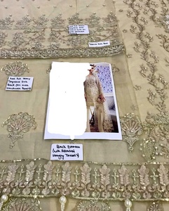 Traje Salwar Kameez de Seda Viscosa y Rayón con Bordado para Bodas Pakistaníes e Indias, Éxito de Ventas 2022, para Ocasiones Especiales - Product Image 6
