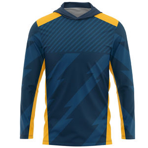 T-shirt de pêche à manches longues, surdimensionné, avec Logo personnalisé, transfert thermique, vente en gros, - Product Image 6