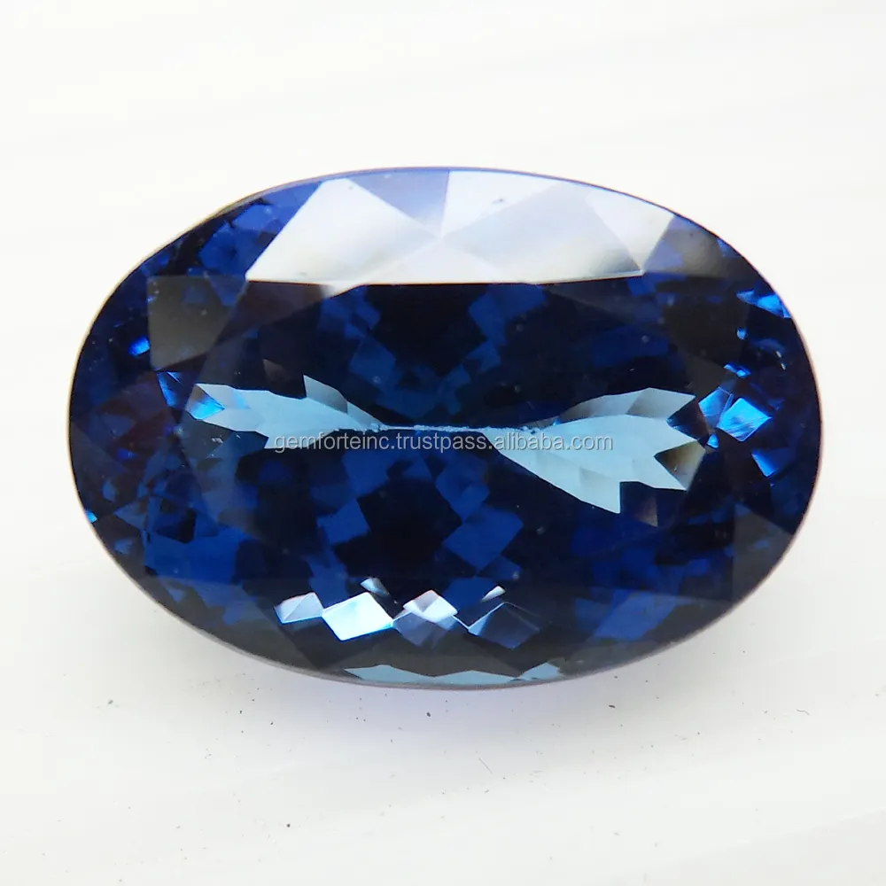 Tanzanita azul oscuro corte ovalado 6X8MM tamaño facetado tanzanita de alta calidad diciembre piedra natal fabricación de joyas piedra suelta tanzanita