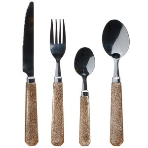 Juego de cubiertos decorativos de metal para cocina y mesa, set de cubertería con cuchillo y tenedor, varios colores, para bodas - Product Image 5