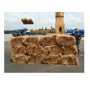 環境にやさしい100% 天然コイア繊維ココナッツ/コイア繊維ベールベトナムから輸出/天然コイア繊維