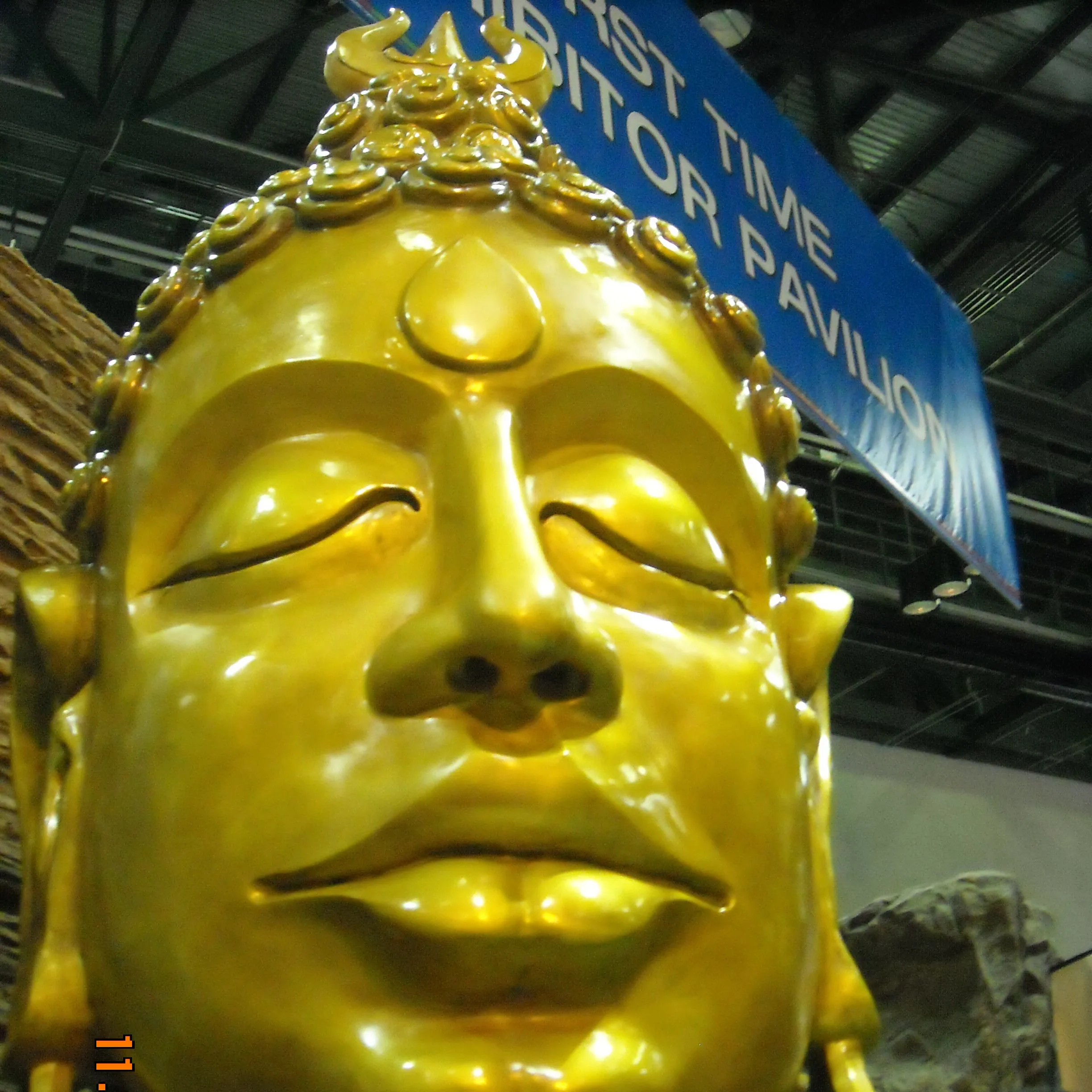 조각 동상 부처님 머리 유리 섬유 거대한 부처님 조각 디스플레이 야외 실내 종교 홈 장식 수지 인도 KNT